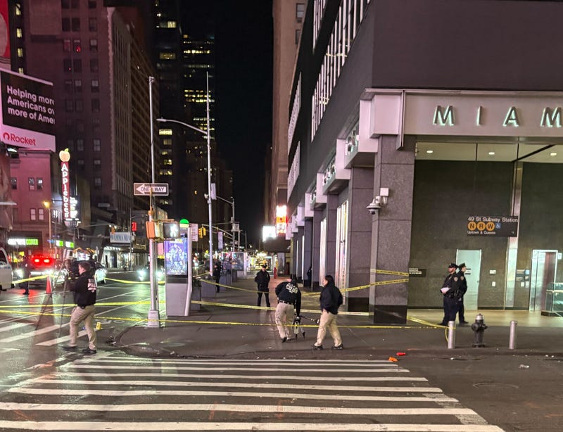 The man was found lying on the street in front of the N/R subway station