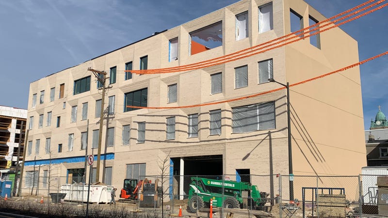 The new Clay Studio in South Kensington, under construction.