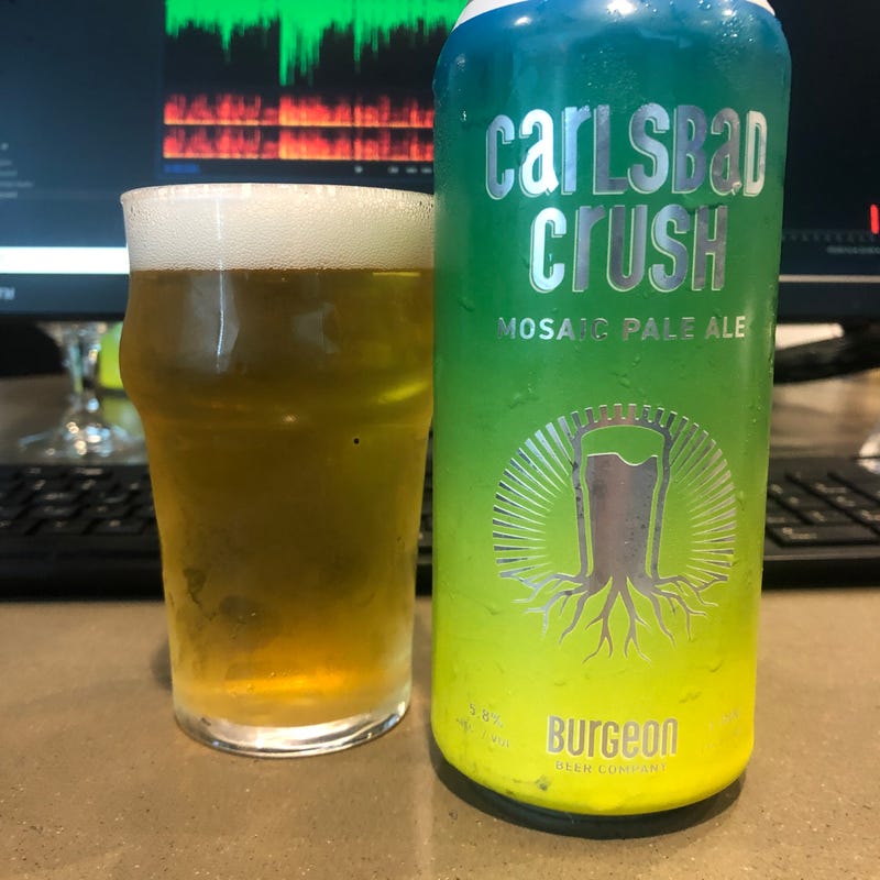 Burgeon Beer Carlsbad Crush