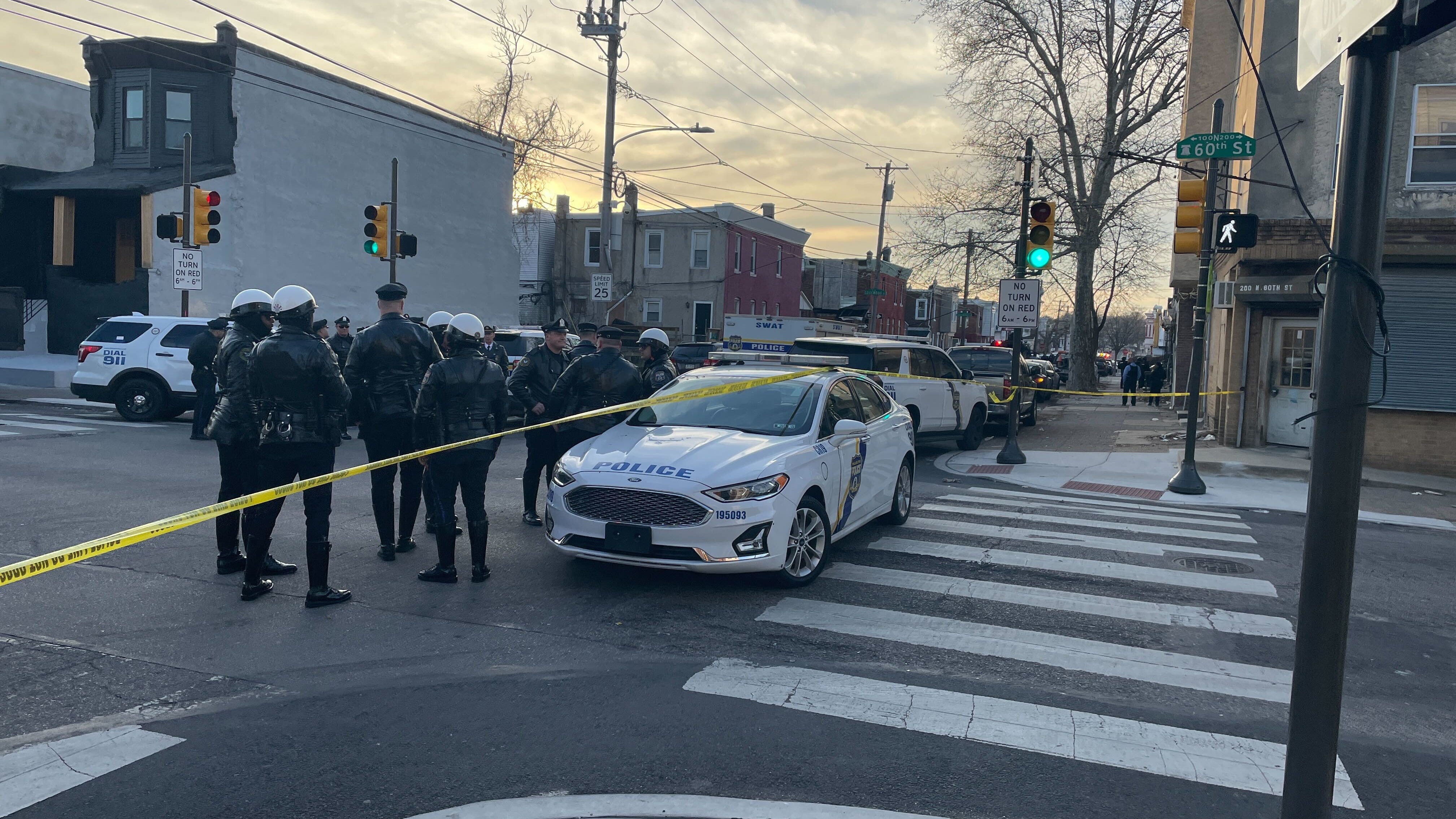 Police officer recovering after shot twice in West Philadelphia, 3 in custody