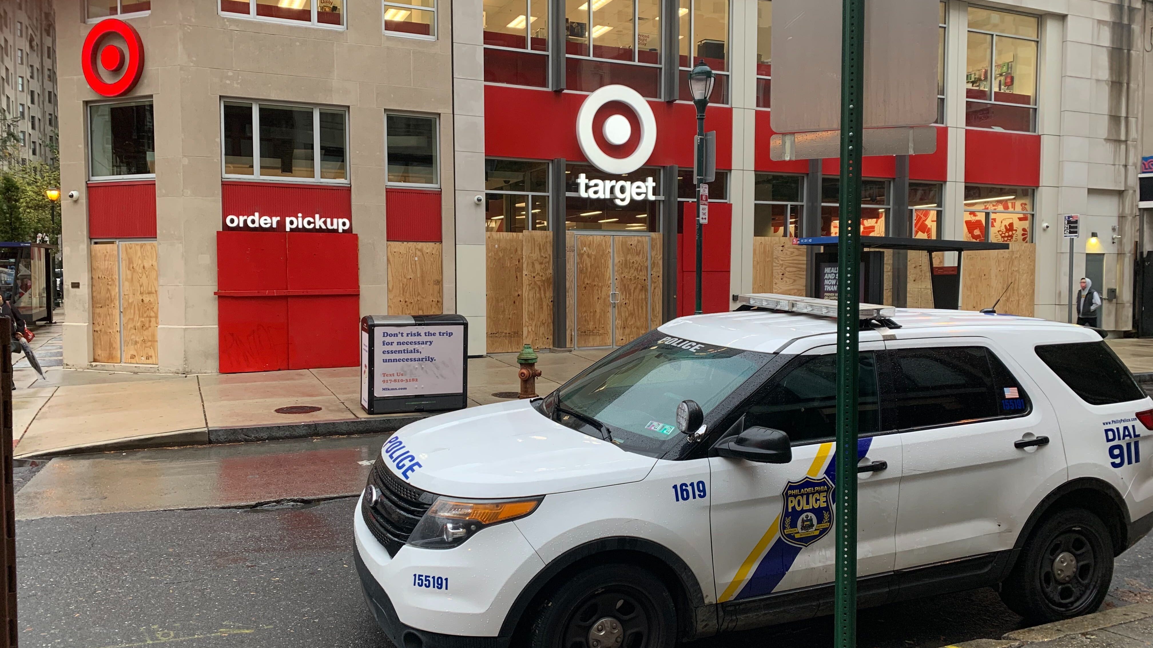 Center City braces for potential unrest as cops guard intersections, businesses board up