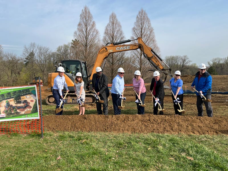Officials breaking ground
