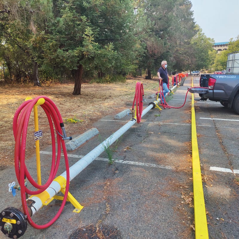 Recycled water station located in San Rafael.