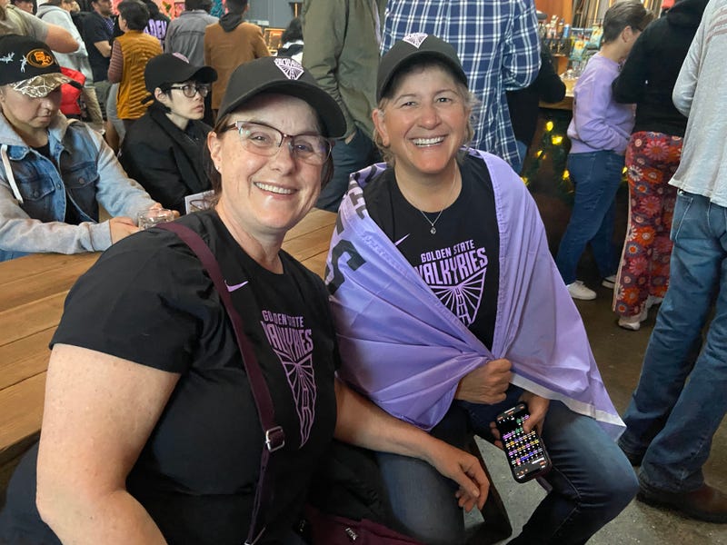 Fans of the new Golden State Valkyries share their excitement for their new professional women's basketball team.