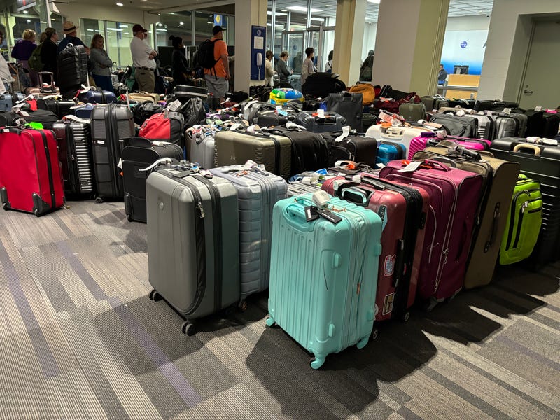 luggage at Philadelphia International Airport