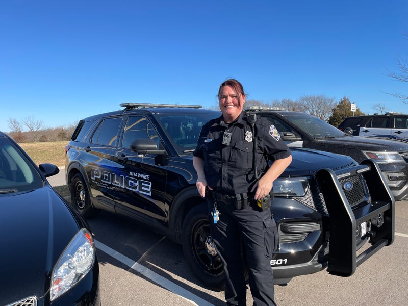 Officer Stephanie Saylor is helping a Secret Santa give out cash this holiday season.