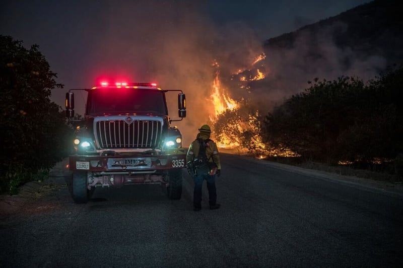 Deadly Blaze Southeast of Hemet Tops 9,800 Acres, Still Just 5% Contained
