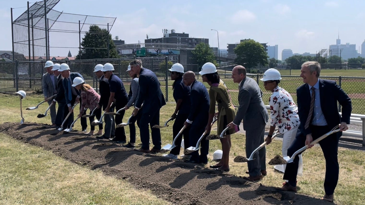 Groundbreaking for Ralph Wilson Centennial Park
