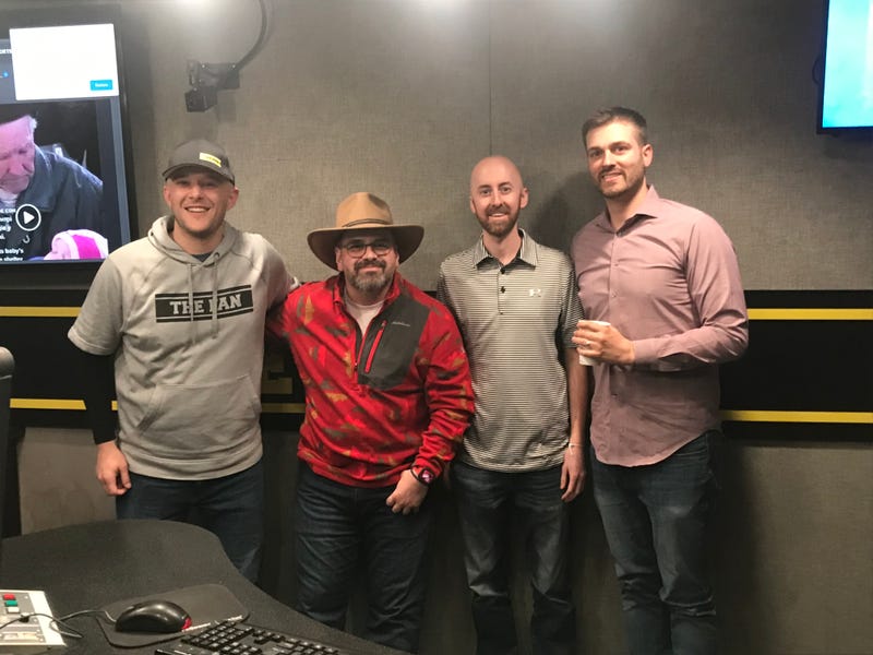 Poni and Mueller with Rob Rossi and Kraig Riley