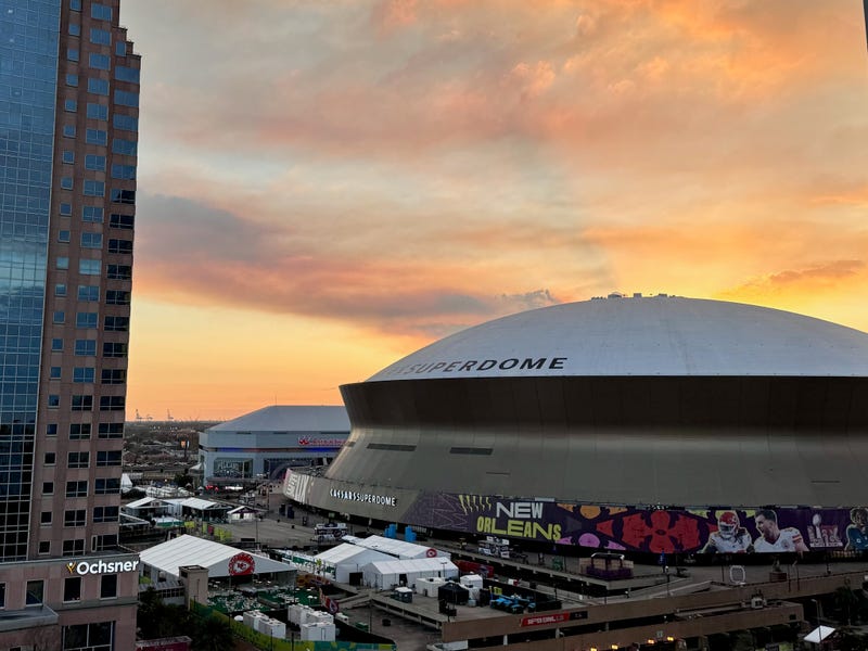 Caesar's Superdome at Sunset