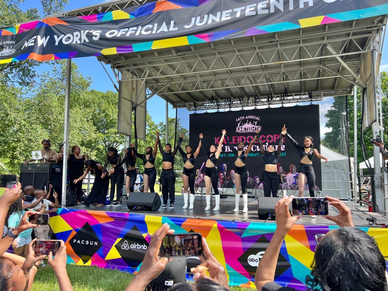 The Powerhouse Dance Group performs at Sunday's concert