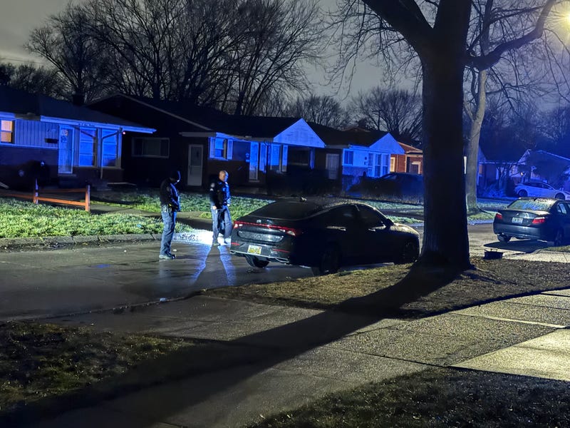 Scene of a shooting and stabbing in Harper Woods