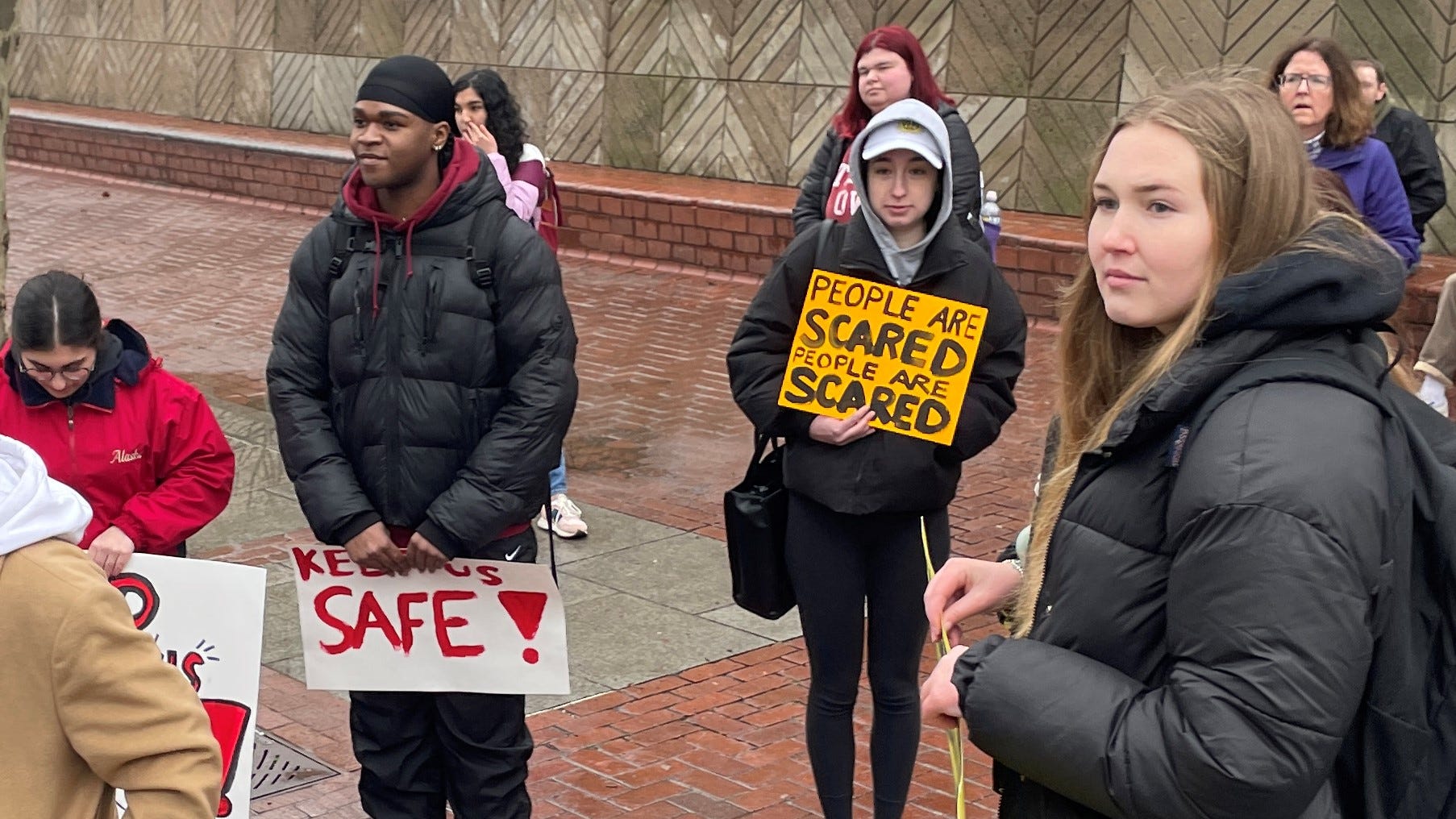 Temple students hold protest, say university fails to protect them from crime