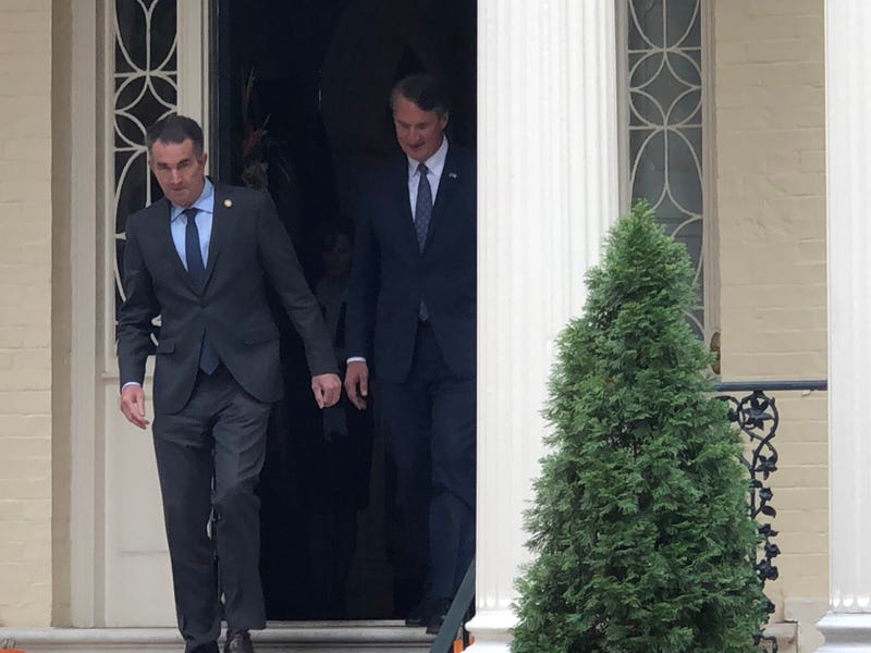 Governor Ralph Northam and Governor-Elect Glenn Youngkin
