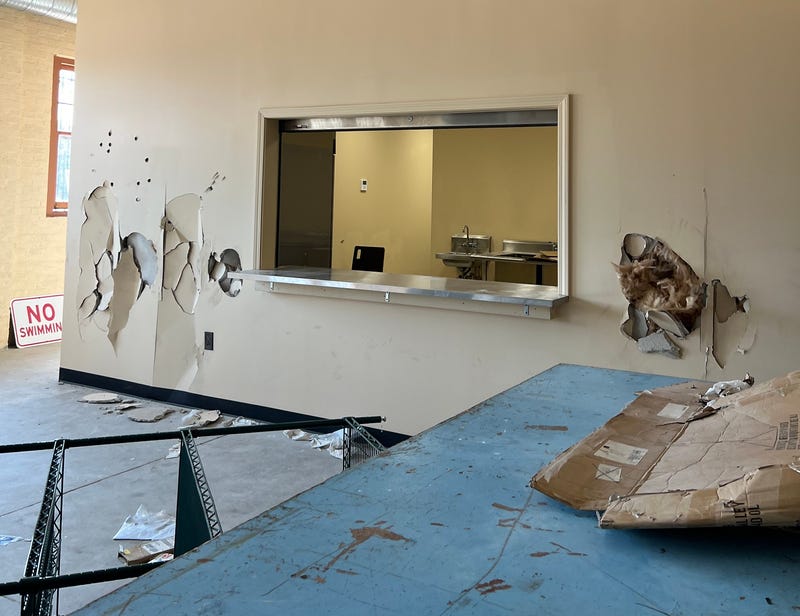 Vandalism at the MLK Park Casino