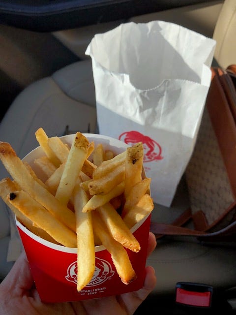 Sharing French Fries