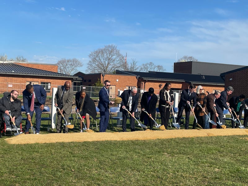 Burlington County Special Services School playground groundbreaking