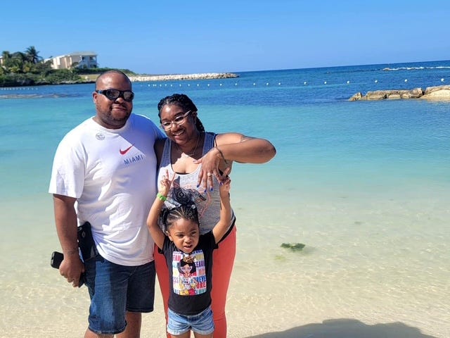 Xavier Bates & family 