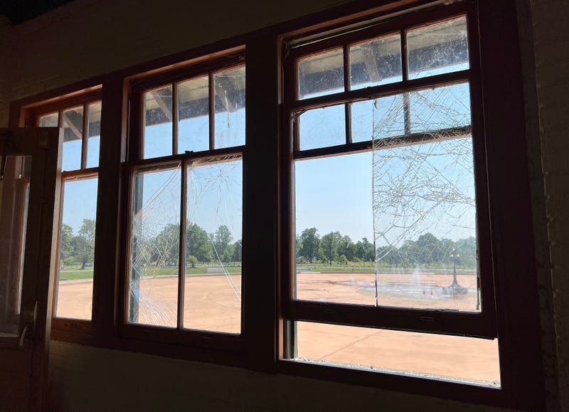 Vandalism at the MLK Park Casino