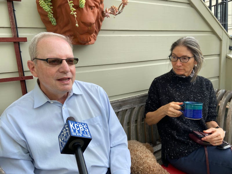 Dr. Bob Wachter and his wife Katie Hafner, who is suffering from long COVID.