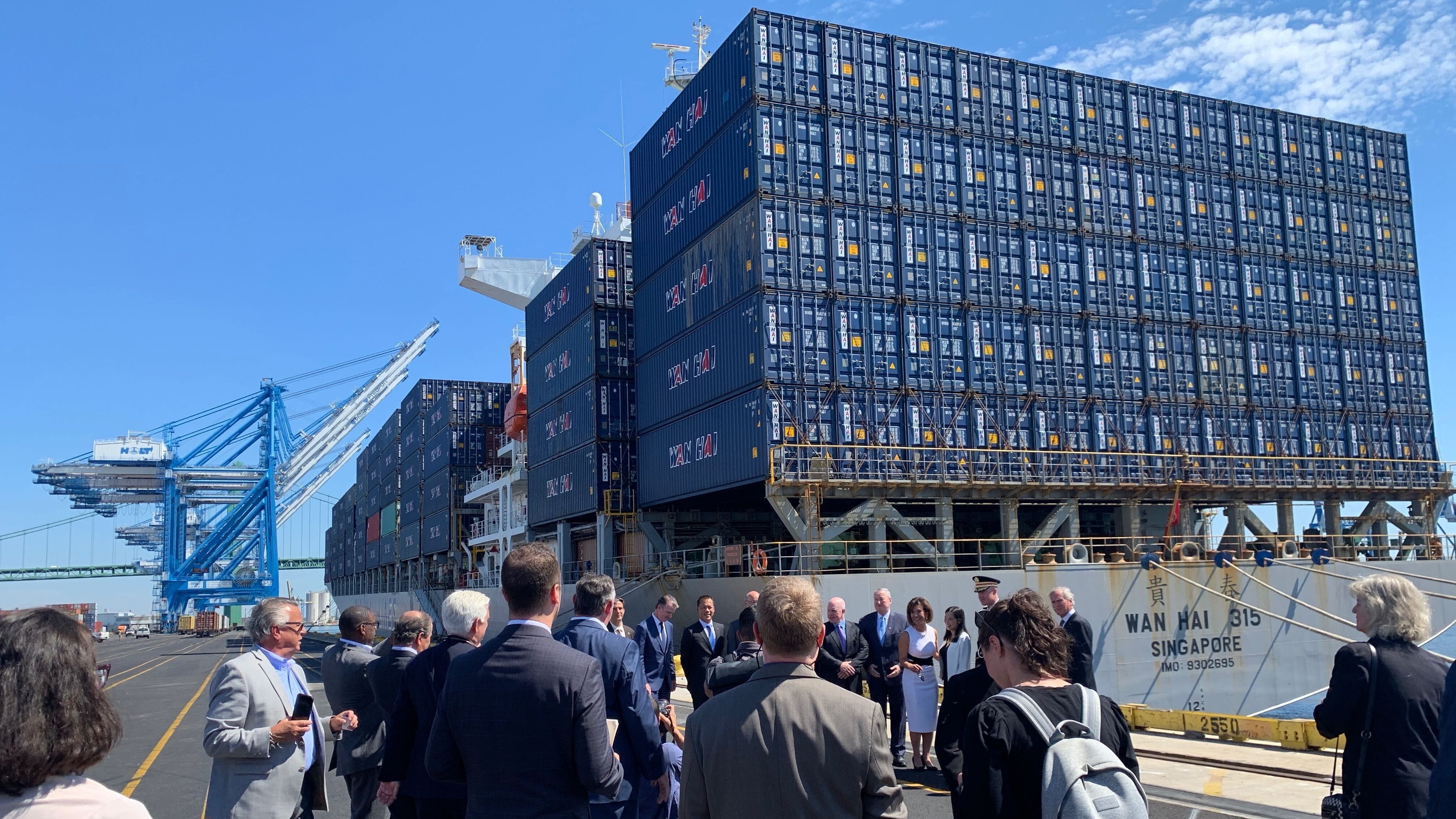 Port of Philadelphia welcomes 1st direct maritime shipping service with Asia