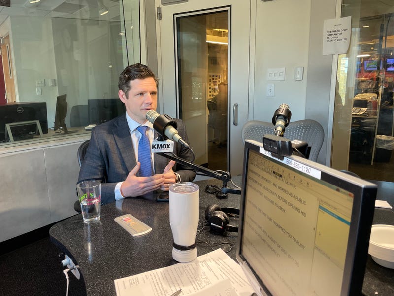 david mueller in kmox studio