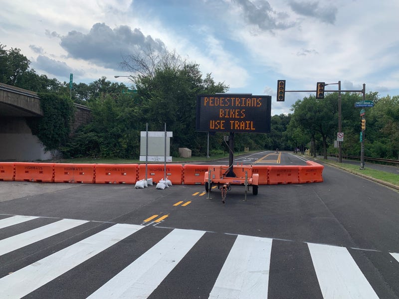 The corner of MLK Drive and Sweetbriar Drive.