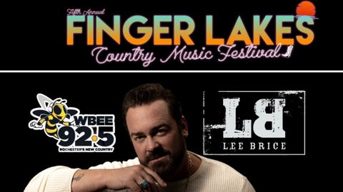 92.5 WBEE Presents the 5th Annual Finger Lakes Country Music Festival (2026)