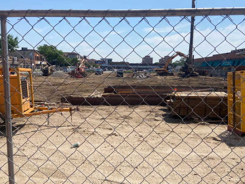 What used to be parking for some small south Minneapolis businesses is now a construction site.