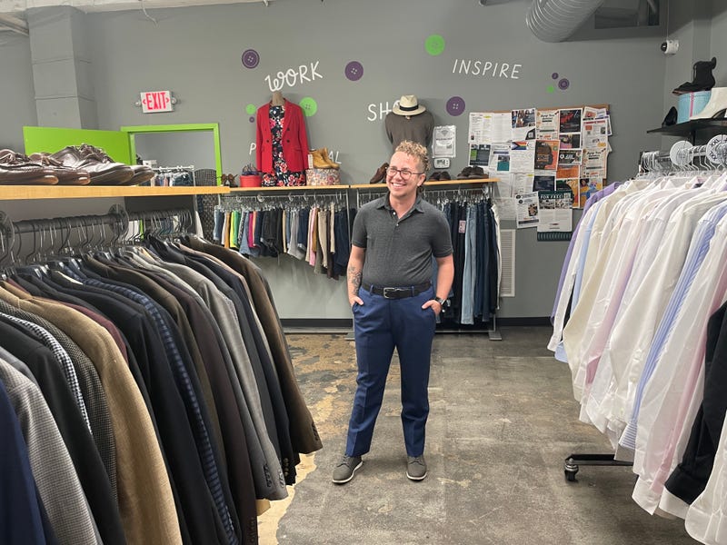 Mars Sharrock, program director of The Wardrobe.