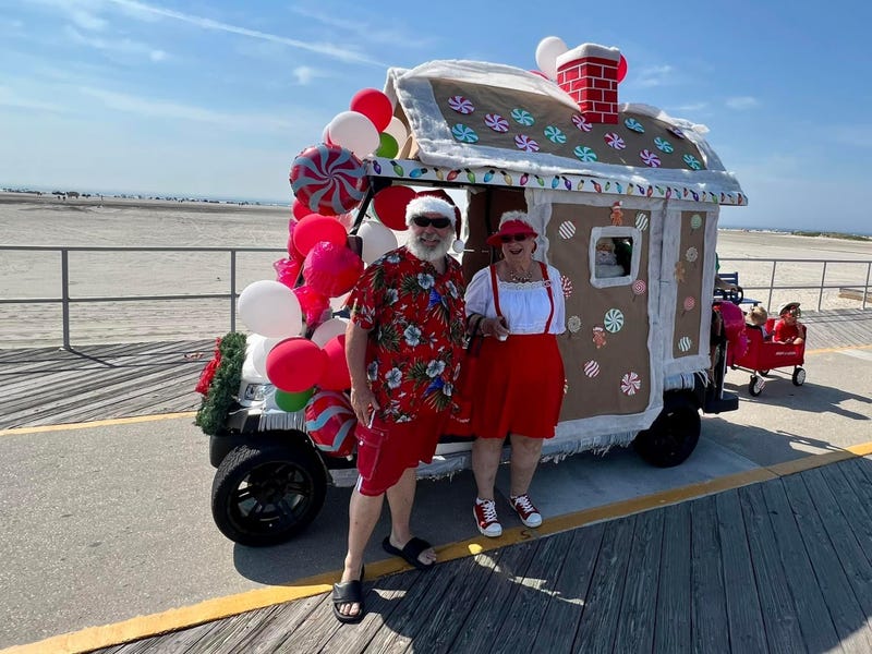 Christmas in July Golf Cart Parade