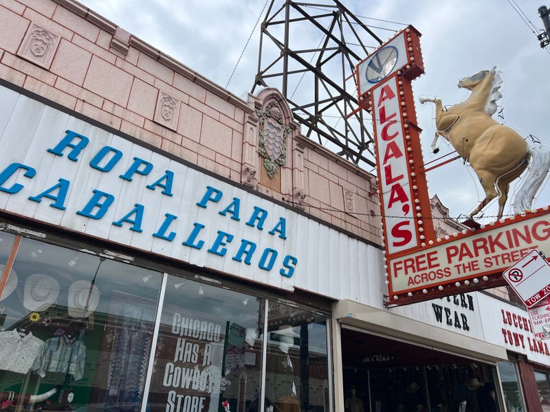 Exterior of Alcala's Western Wear in West Town.