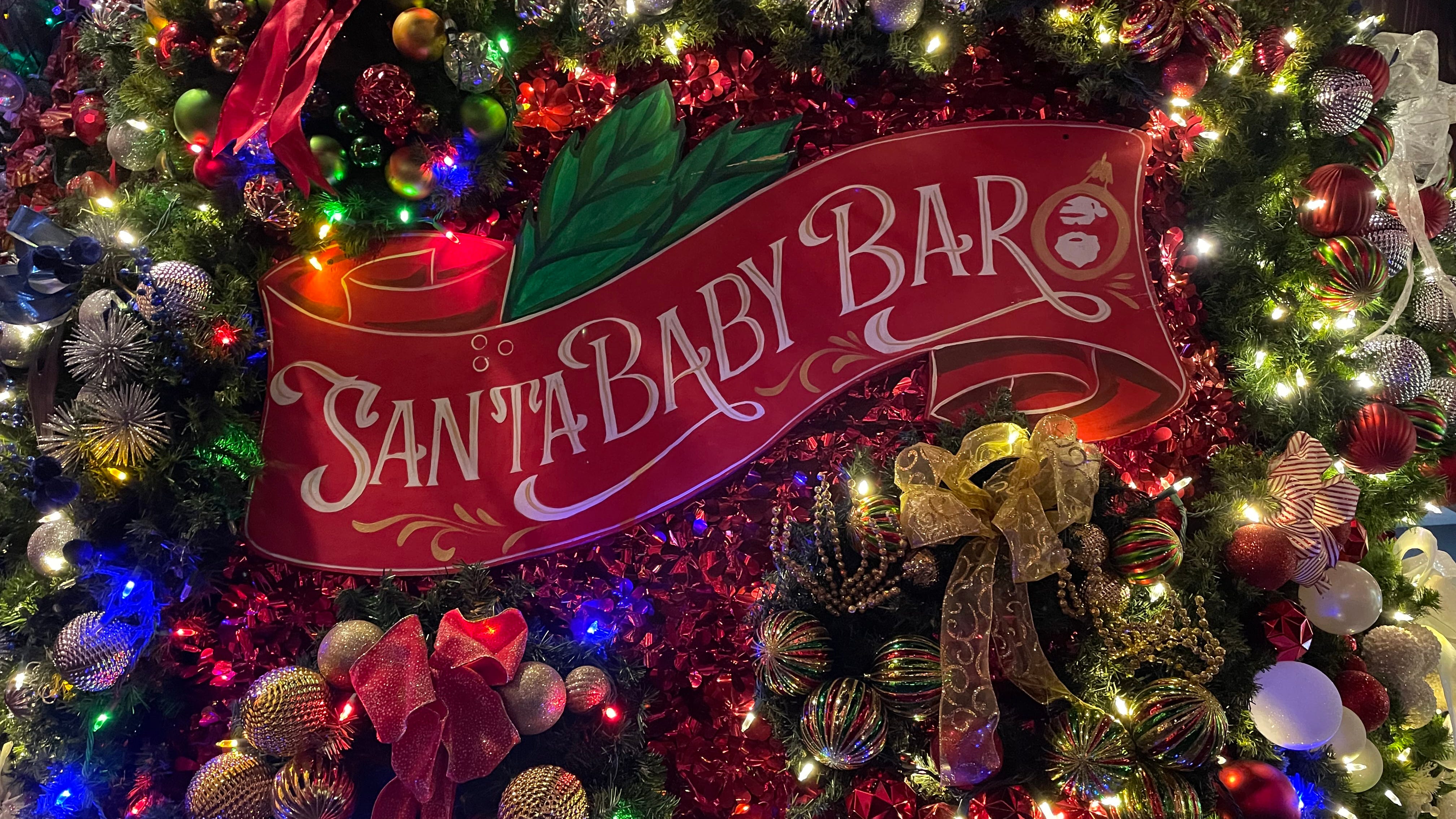 Santa Baby Bar returns to Wrigley with all-new decor including life-sized convertible photo-op