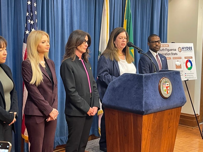 L.A. City Attorney Hydee Feldstein-Soto announces guilty verdicts in sex abuse case against Christopher Rodriguez.