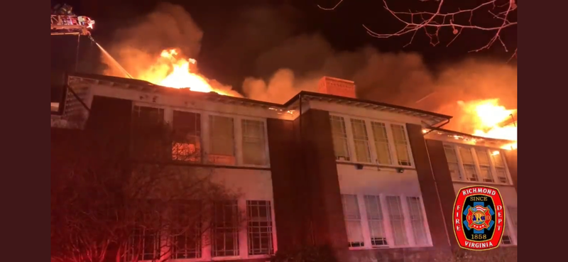 Fox Elementary School fire.
