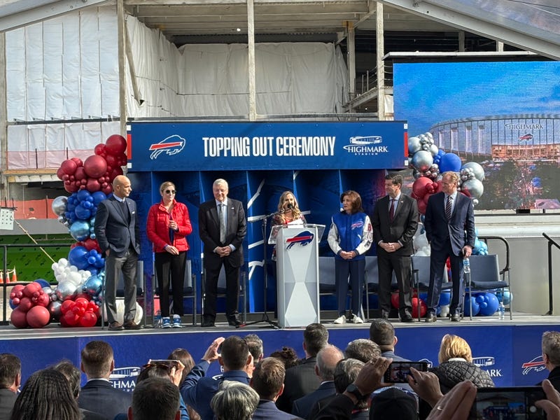 Buffalo Bills Topping Out Ceremony at Highmark Stadium