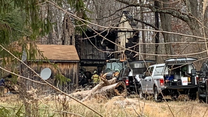 Authorities investigate the scene of a fatal fire in Quakertown, Bucks County on Wednesday, Dec. 4, 2024.