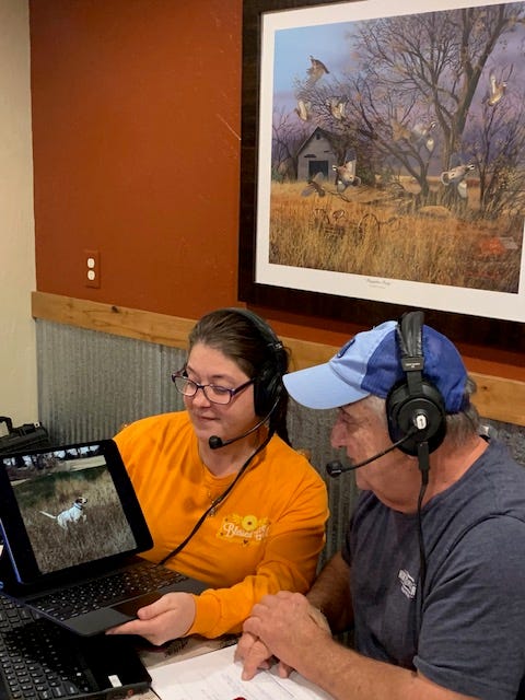 Don and his daughter Cheri co-hosting Louisiana Great Outdoors