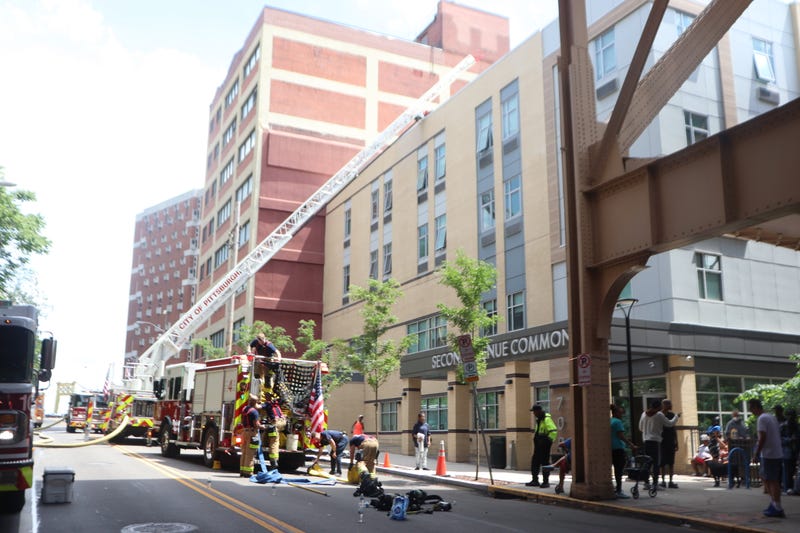 Fire at Second Avenue Commons