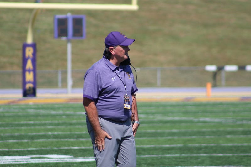 West Chester University Head Football Coach Bill Zwaan.