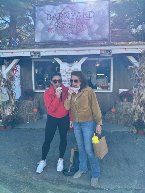 Kendra and Sue at the Topsfield Fair