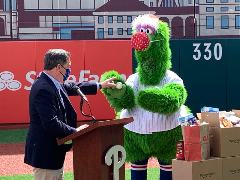 The altered Phillie Phanatic.