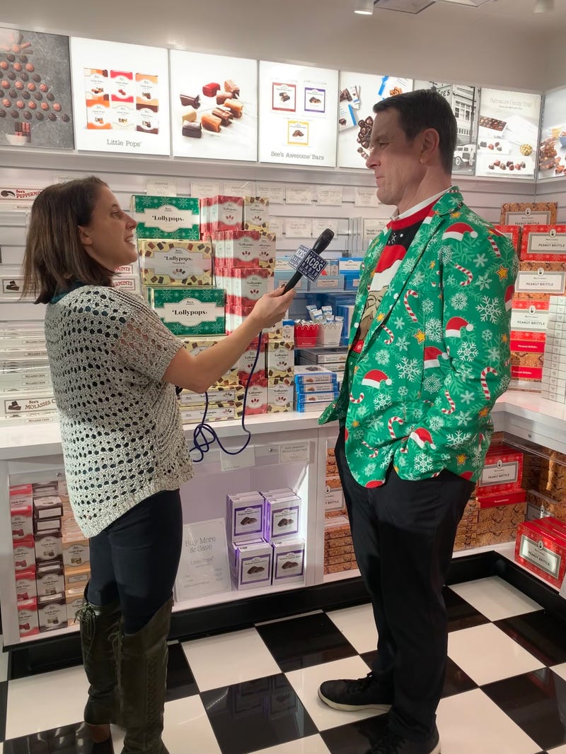 KCBS Radio's Megan Goldsby interviews See's CEO Pat Egan.