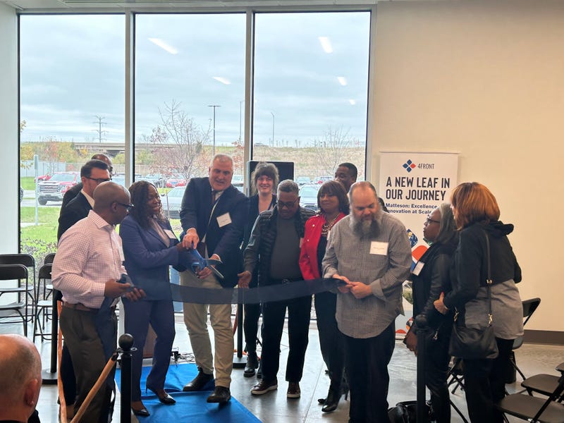 Ribbon cutting of marijuana production site in Matteson