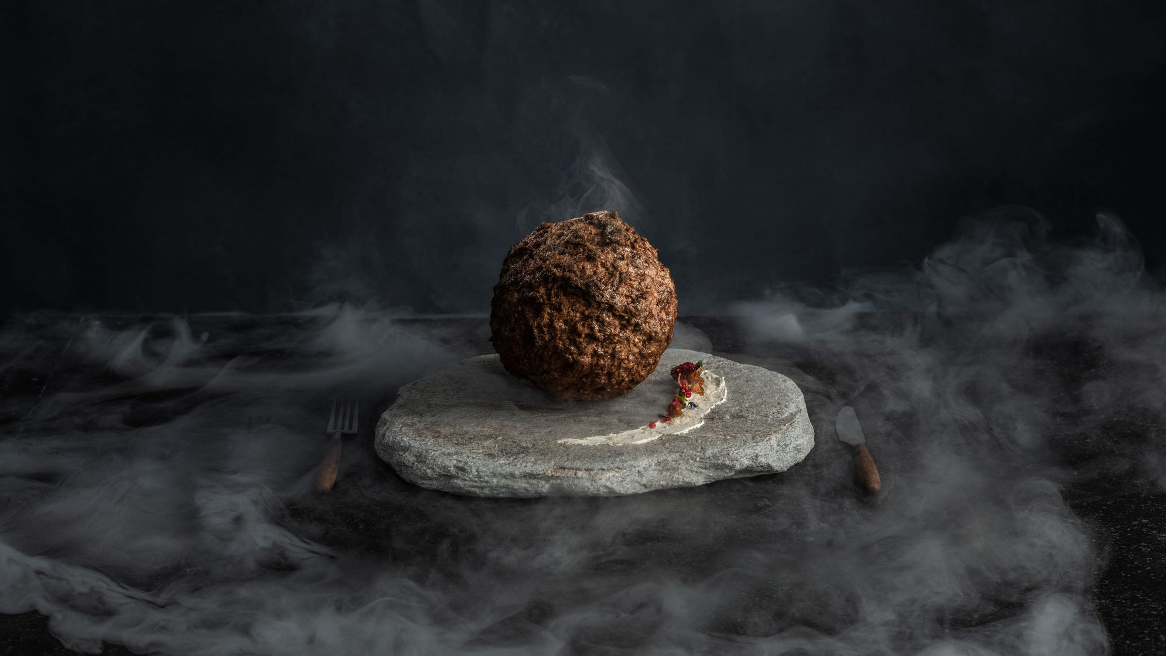 Where’s the beef? Mammoth meatball unveiled in Amsterdam