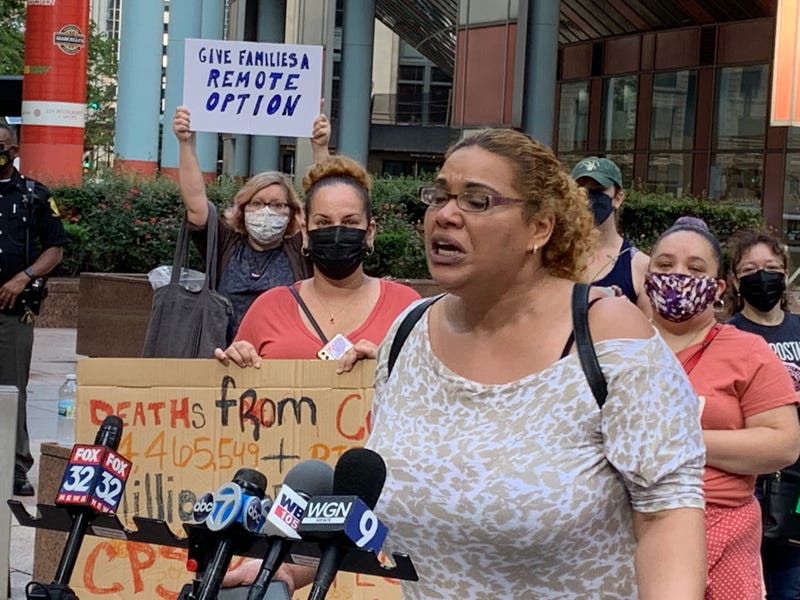 With public schools around the state already open, or about to begin, some parents are demanding a remote learning option, because of continuing COVID-19 concerns.