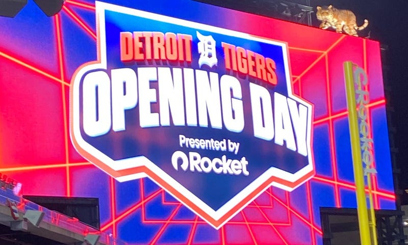 Comerica Park Opening Day morning