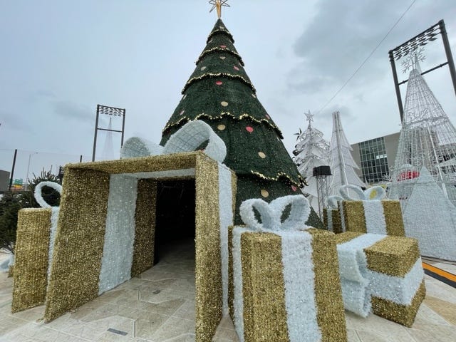 Things are a buzz at Rosemont's Impact Field, as the baseball stadium transforms into a winter wonderland for the holidays.