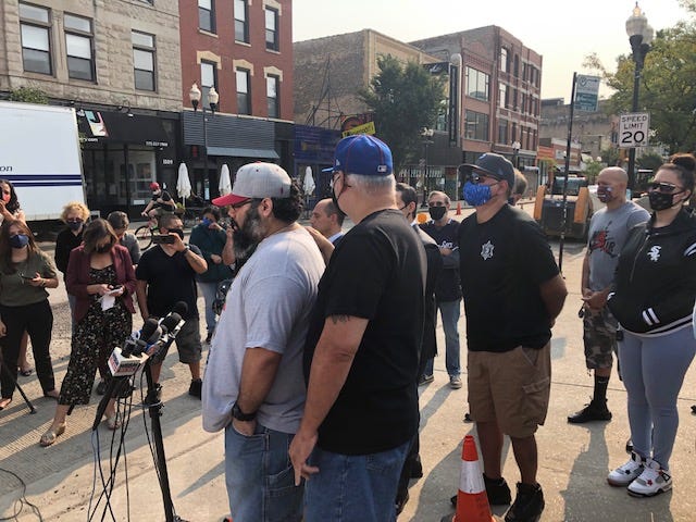 Attorneys and family members of the 32-year-old woman who was stabbed to death while working at a Walgreens in the Wicker Park neighborhood held an emotional news conference this morning outside the store ahead of a wrongful death lawsuit.