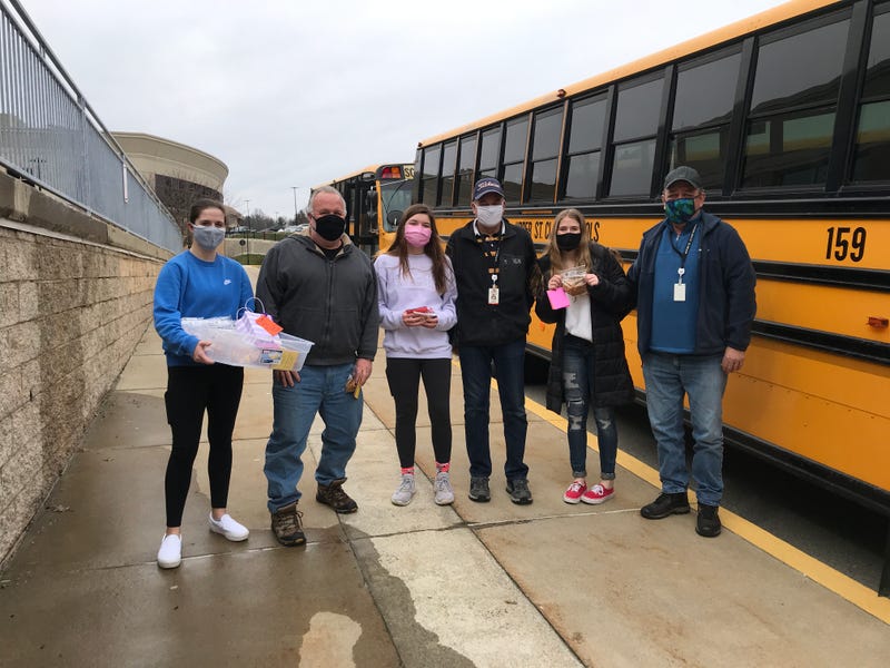 Upper St Clair students and staff show gratitude for their bus drivers on National Bus Driver Appreciation Day